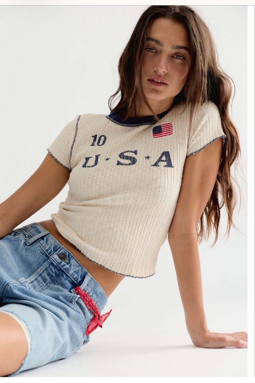 Ragabond Farrah Flag Tee